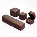 Elegant Handmade Leather Hinge Jewelry Packaging Boxes Factory